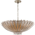 Hampton Medium Chandelier | Burnished Silver Leaf