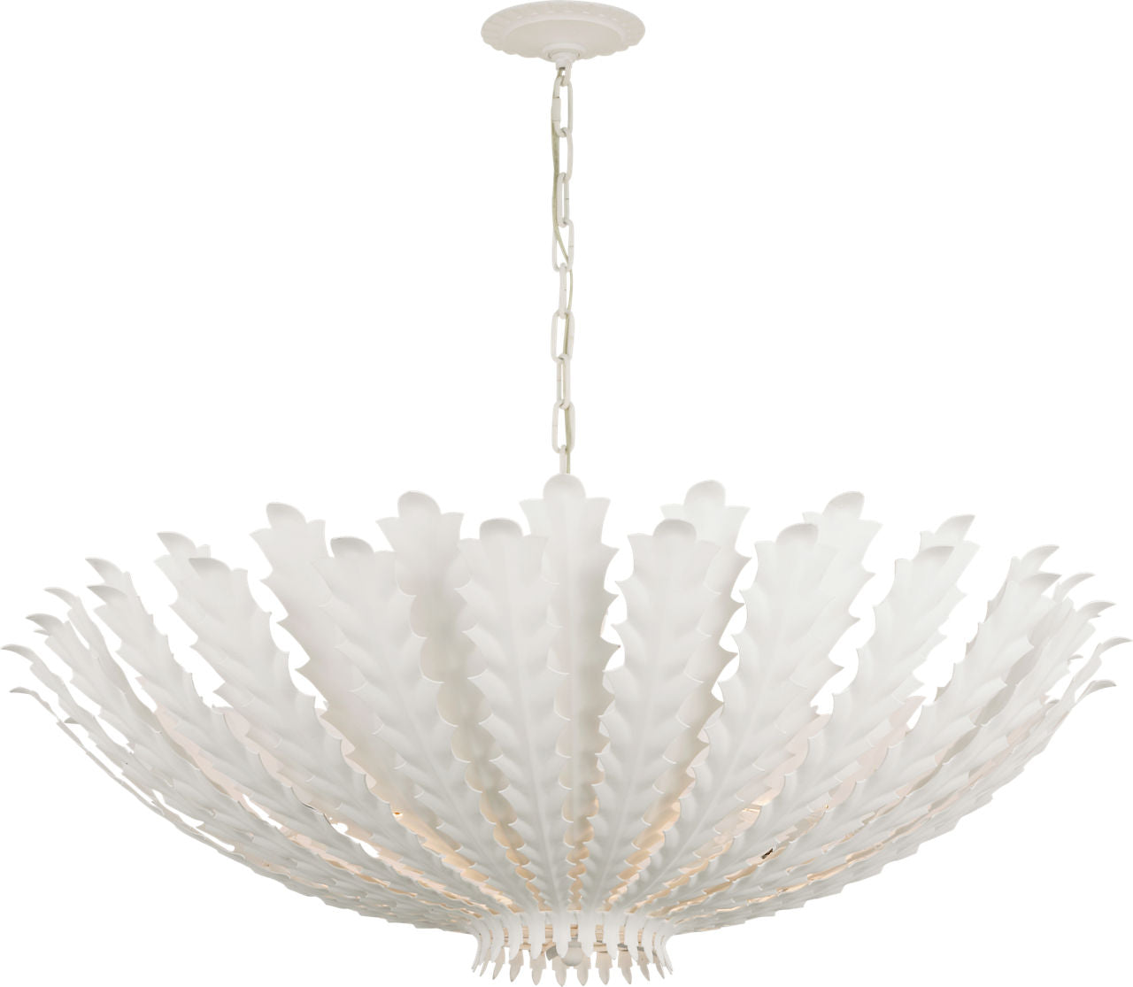 Hampton Large Chandelier | Plaster White