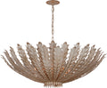 Hampton Extra Large Chandelier | Burnished Silver Leaf