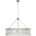 Rhine 36" Ring Chandelier | Polished Nickel | Crystal