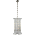 Rhine 12" Pendant | Polished Nickel | Crystal