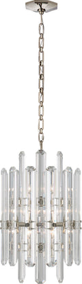 Bonnington Tall Chandelier | Polished Nickel