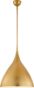 Agnes Medium Pendant | Gild | White Interior