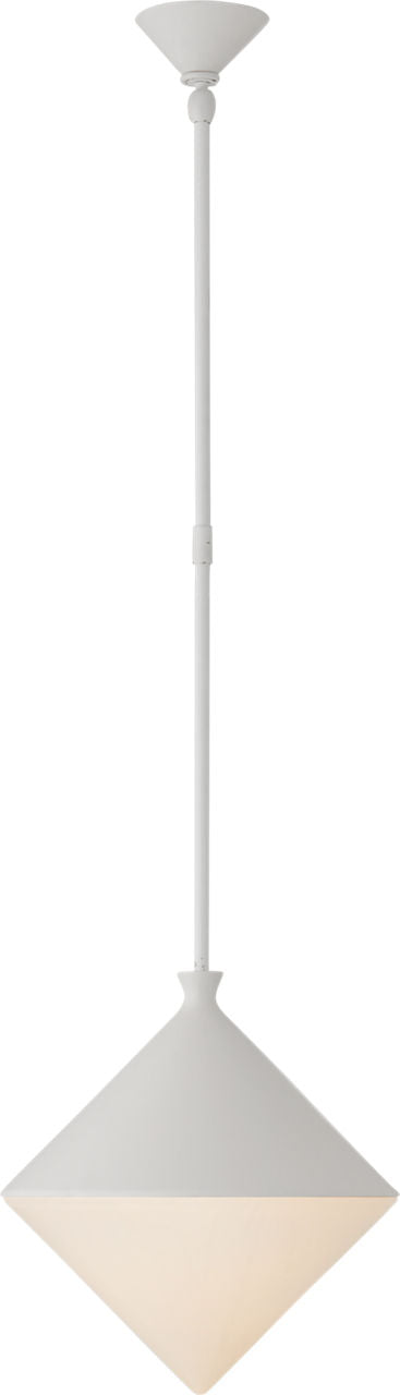 Sarnen Small Pendant | Matte White | White Glass
