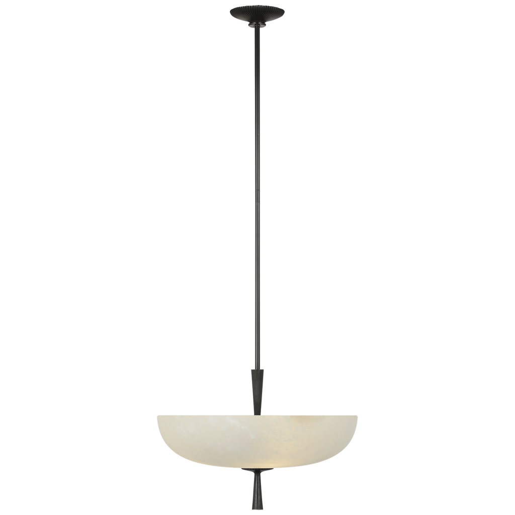 Pascal 19" Bowl Pendant | Bronze | Alabaster