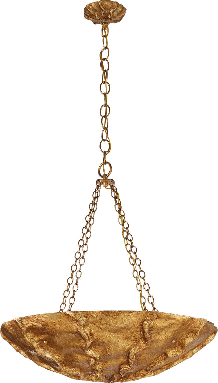 Benit Medium Sculpted Chandelier | Gild and Gilded Plaster