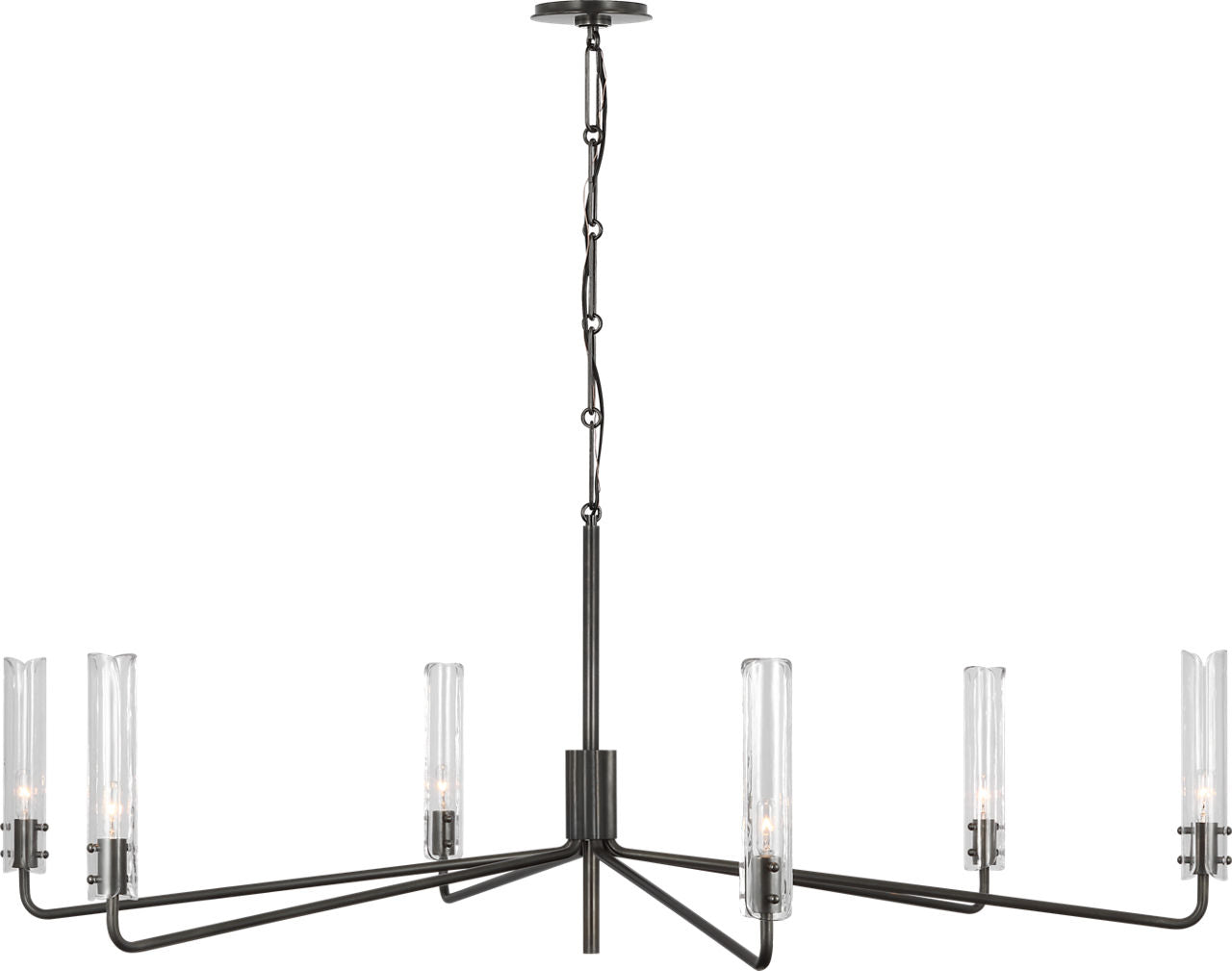 Casoria Grande Chandelier | Bronze | Clear Glass