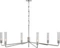 Casoria Grande Chandelier | Polished Nickel | Clear Glass