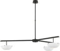 Valencia Extra Large Three Light Chandelier | Bronze | Matte White