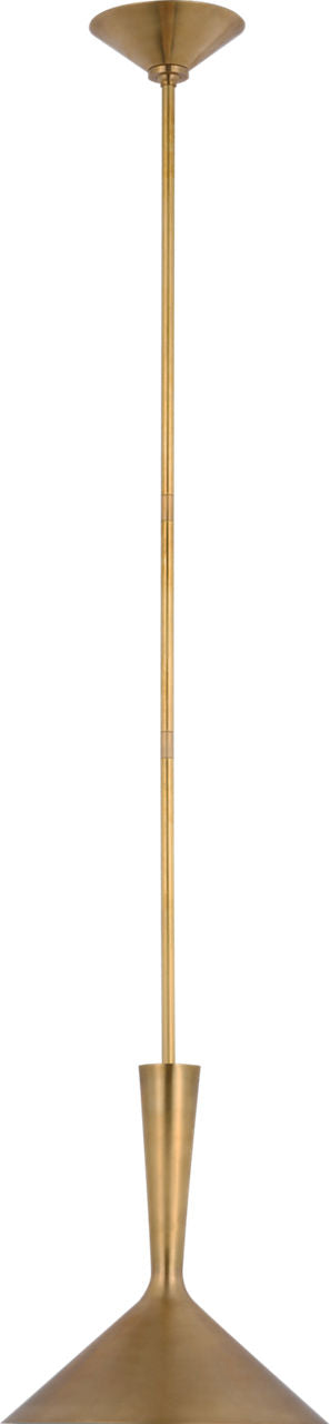 Rosetta Medium Pendant | Hand-Rubbed Antique Brass