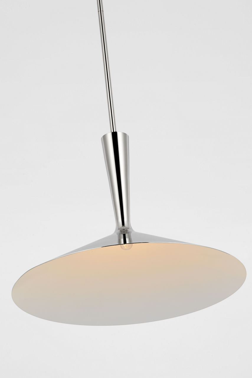 Rosetta Medium Pendant | Polished Nickel