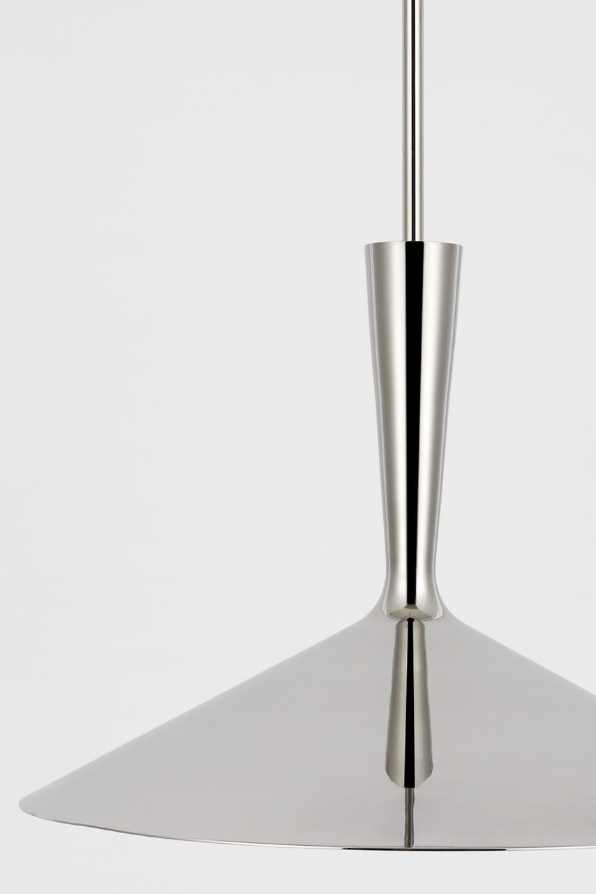 Rosetta Medium Pendant | Polished Nickel