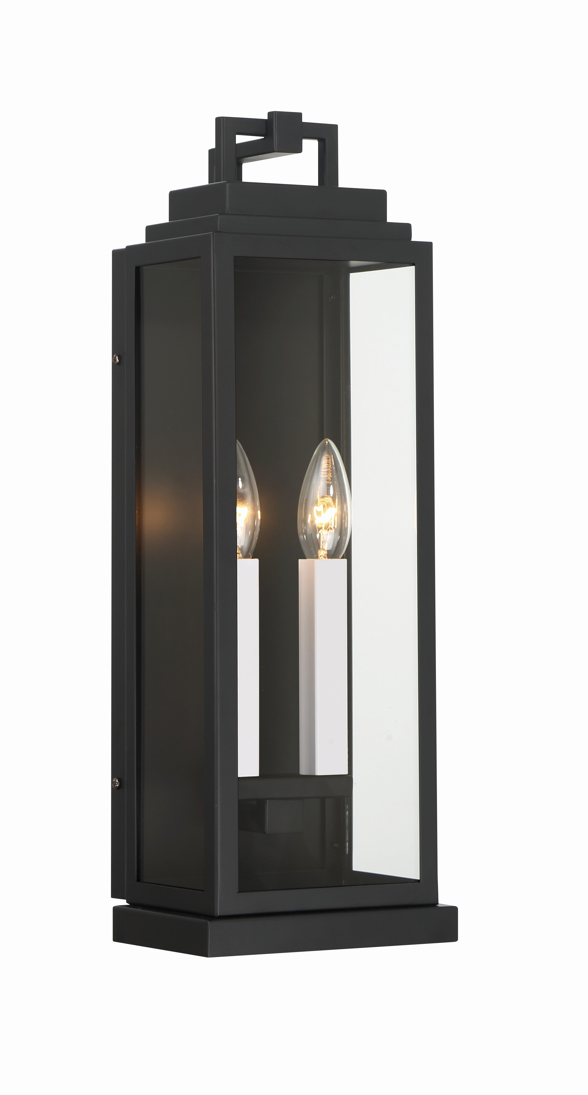 Aspen 6.5'' Matte Black Outdoor Sconce