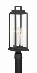Aspen 6.5'' Matte Black Outdoor Post