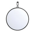 Brian Patrick Flynn Alston 40'' Matte Black Mirror