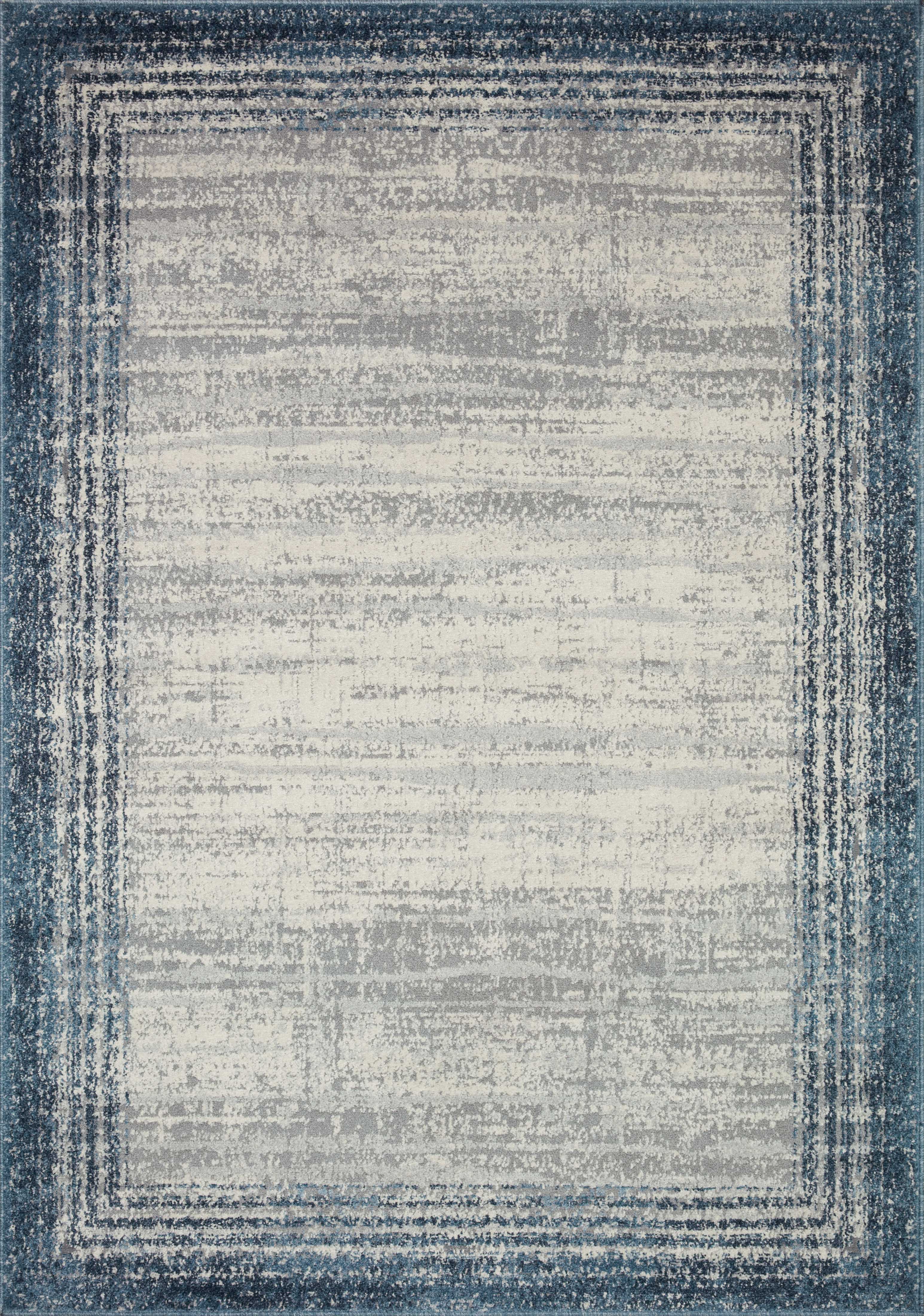 Loloi II | Austen Collection | Pebble / Blue | AUS-02