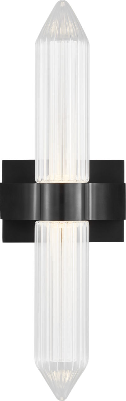 Langston Medium Bath Sconce Plated Dark Bronze Integrated LED 2700K 90 CRI 277V