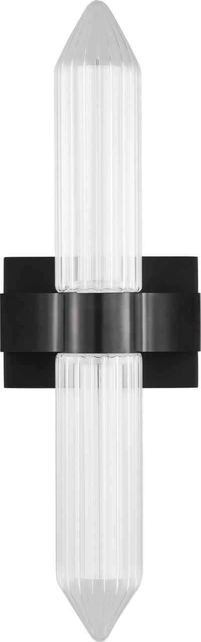 Langston Medium Bath Sconce Plated Dark Bronze Integrated LED 2700K 90 CRI 277V