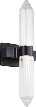 Langston Medium Bath Sconce Plated Dark Bronze Integrated LED 2700K 90 CRI 277V