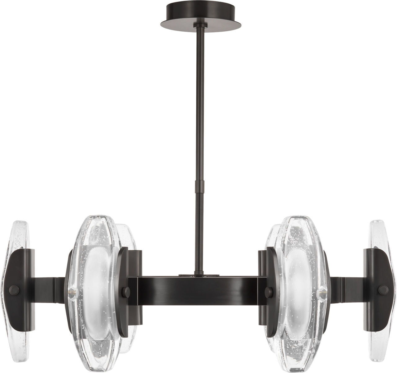 Wythe Medium Chandelier 6-Light plated dark Bronze 2700K 90 CRI integrated led 90 cri 2700k 120v-277v unv