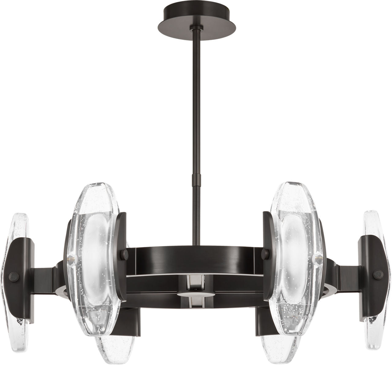 Wythe Medium Chandelier 6-Light plated dark Bronze 2700K 90 CRI integrated led 90 cri 2700k 120v-277v unv