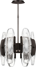 Wythe Small Chandelier 6 Light plated dark Bronze 2700K 90 CRI integrated led 90 cri 2700k 120v-277v unv