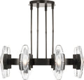 Wythe Large Chandelier 8 Light Plated Dark Bronze LED 2700K 90 CRI 120-277V