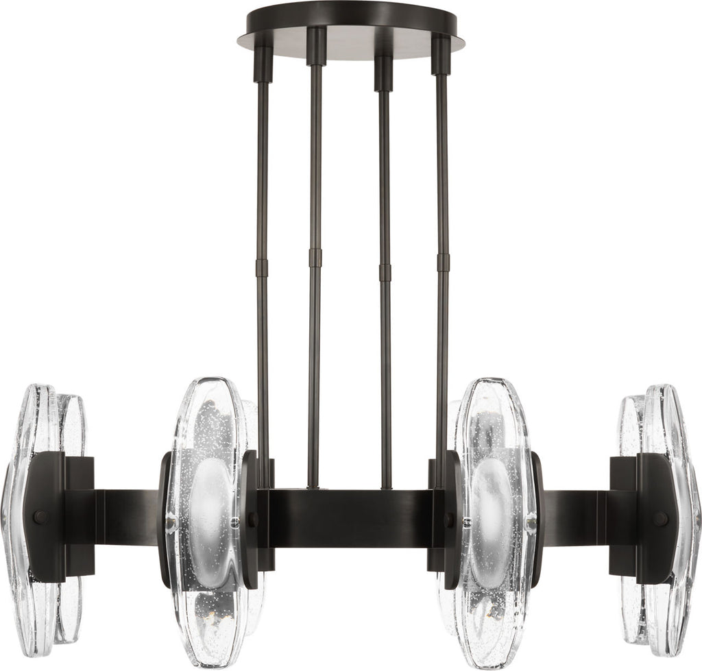 Wythe Large Chandelier 8 Light Plated Dark Bronze LED 2700K 90 CRI 120-277V