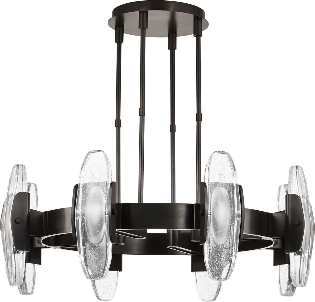 Wythe Large Chandelier 8 Light Plated Dark Bronze LED 2700K 90 CRI 120-277V