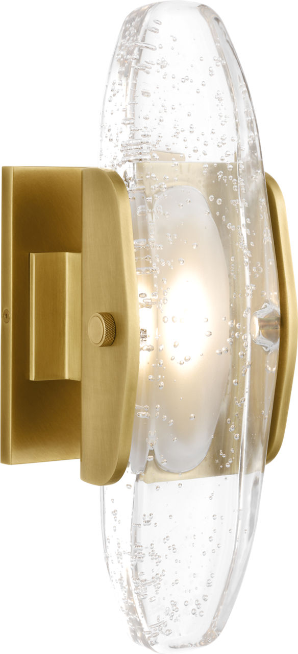 Wythe Medium Wall Sconce Plated Brass Integrated LED 90 CRI 2700K 120V