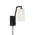 Avon 5'' Matte Black Task Sconce