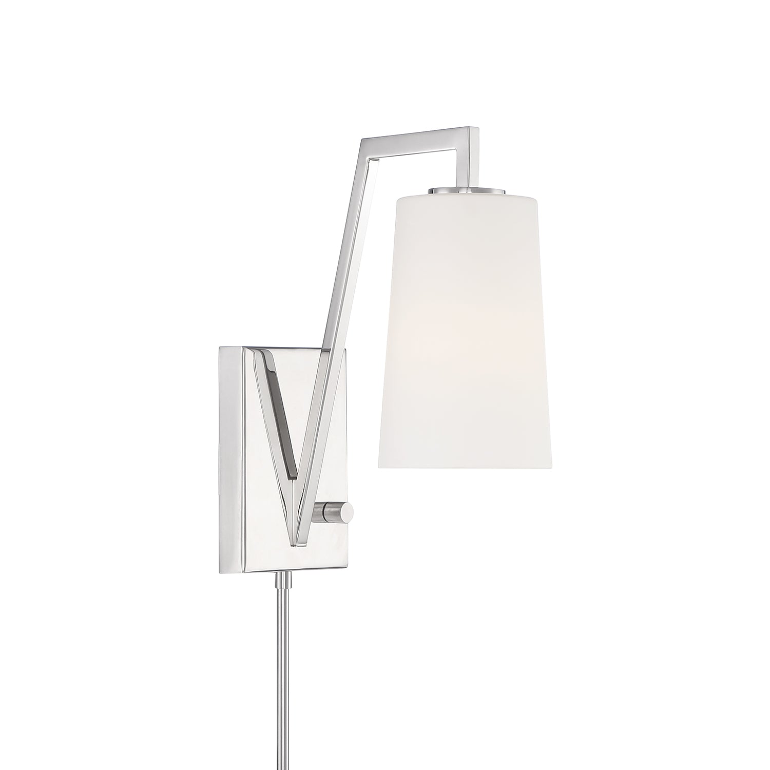 Avon 5'' Polished Nickel Task Sconce