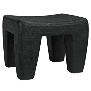Sumo Stool | Black Burnt