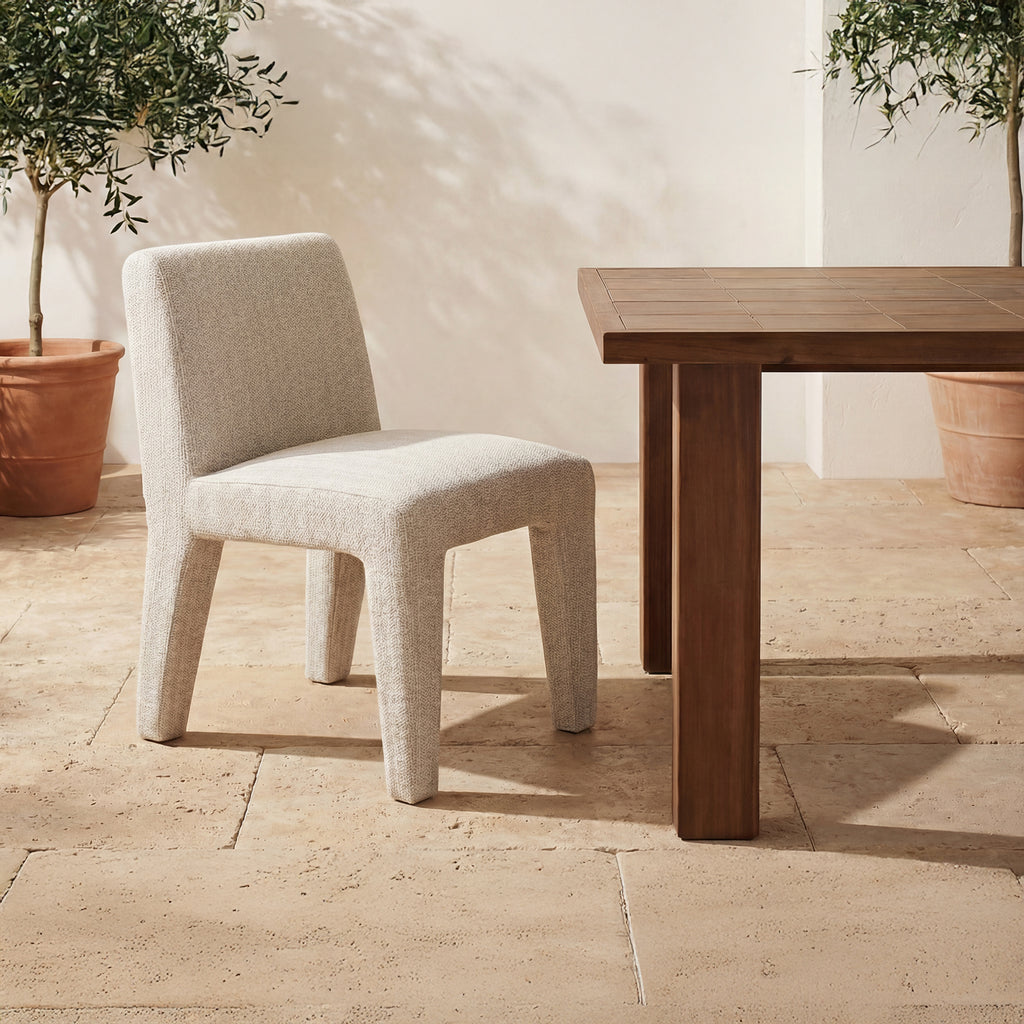 Verona Outdoor Dining Chair Cream