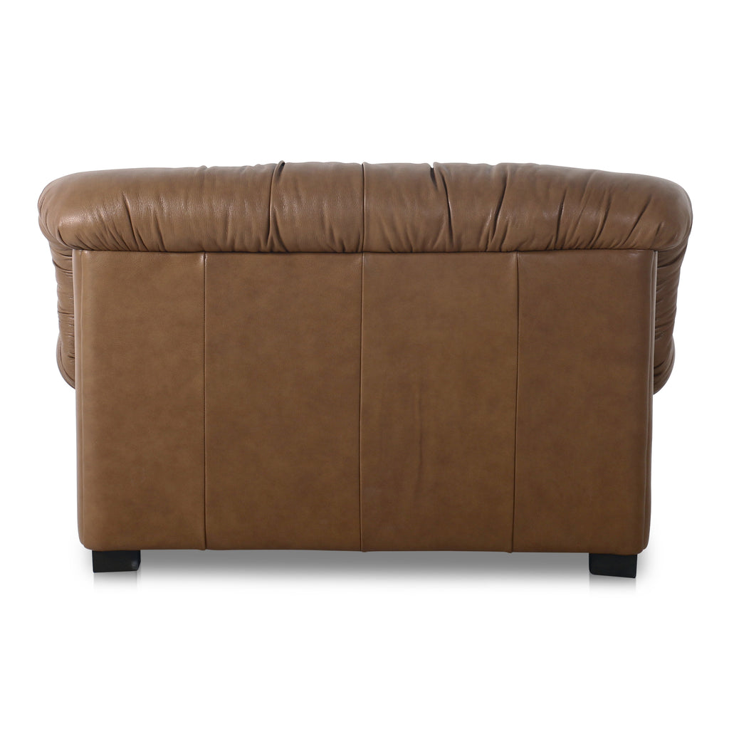 Halston Lounge Chair Tan Leather