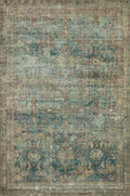 Magnolia Home by Joanna Gaines x Loloi | Banks Collection | Ocean / Spice | BAN-01