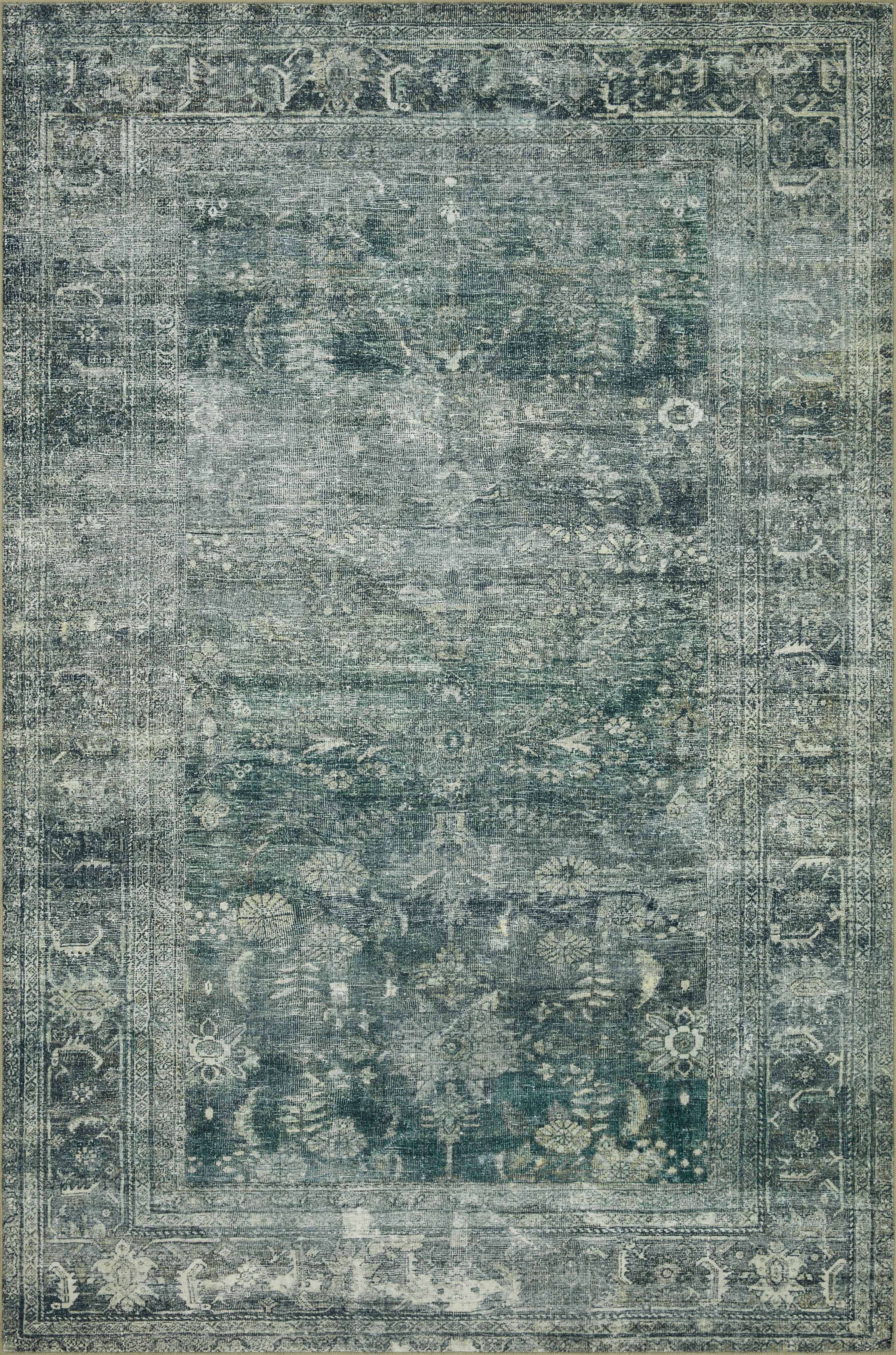 Magnolia Home by Joanna Gaines x Loloi | Banks Collection | Blue / Lagoon | BAN-03