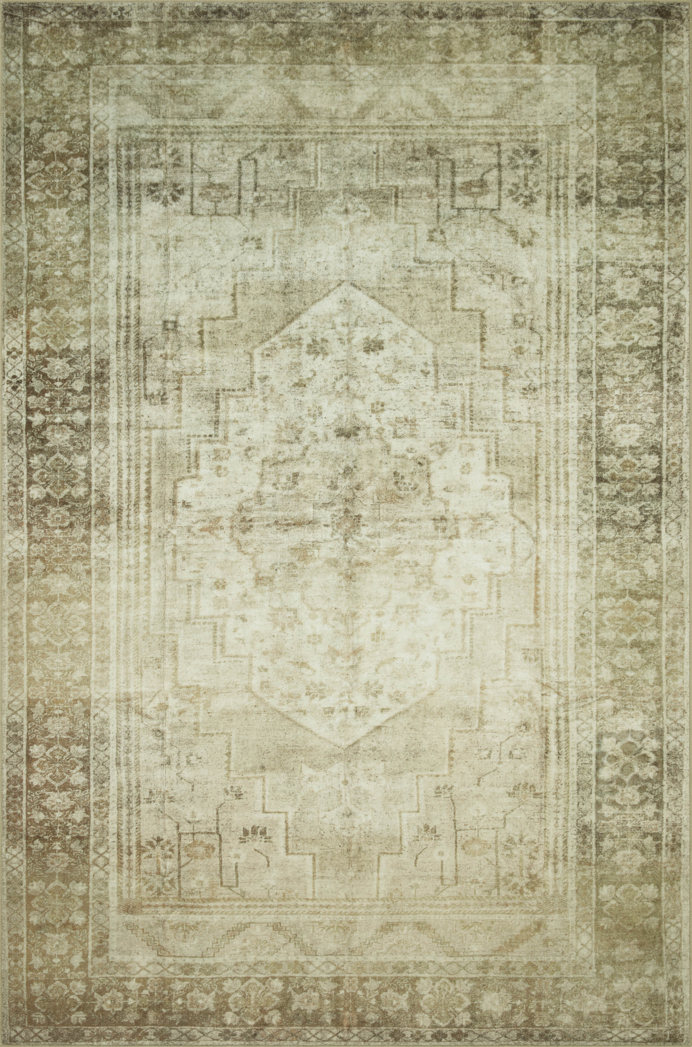 Magnolia Home by Joanna Gaines x Loloi | Banks Collection | Natural / Granite | BAN-06