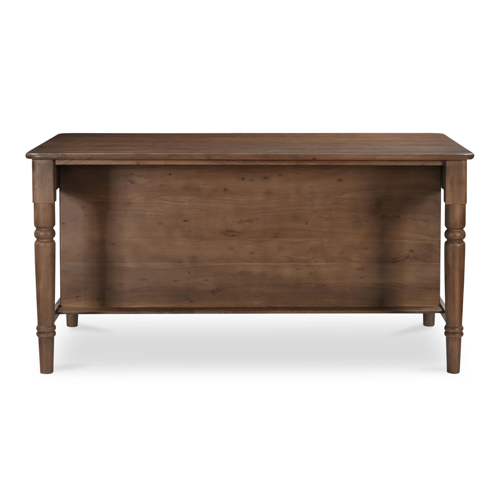 Russet Kitchen Island Brown