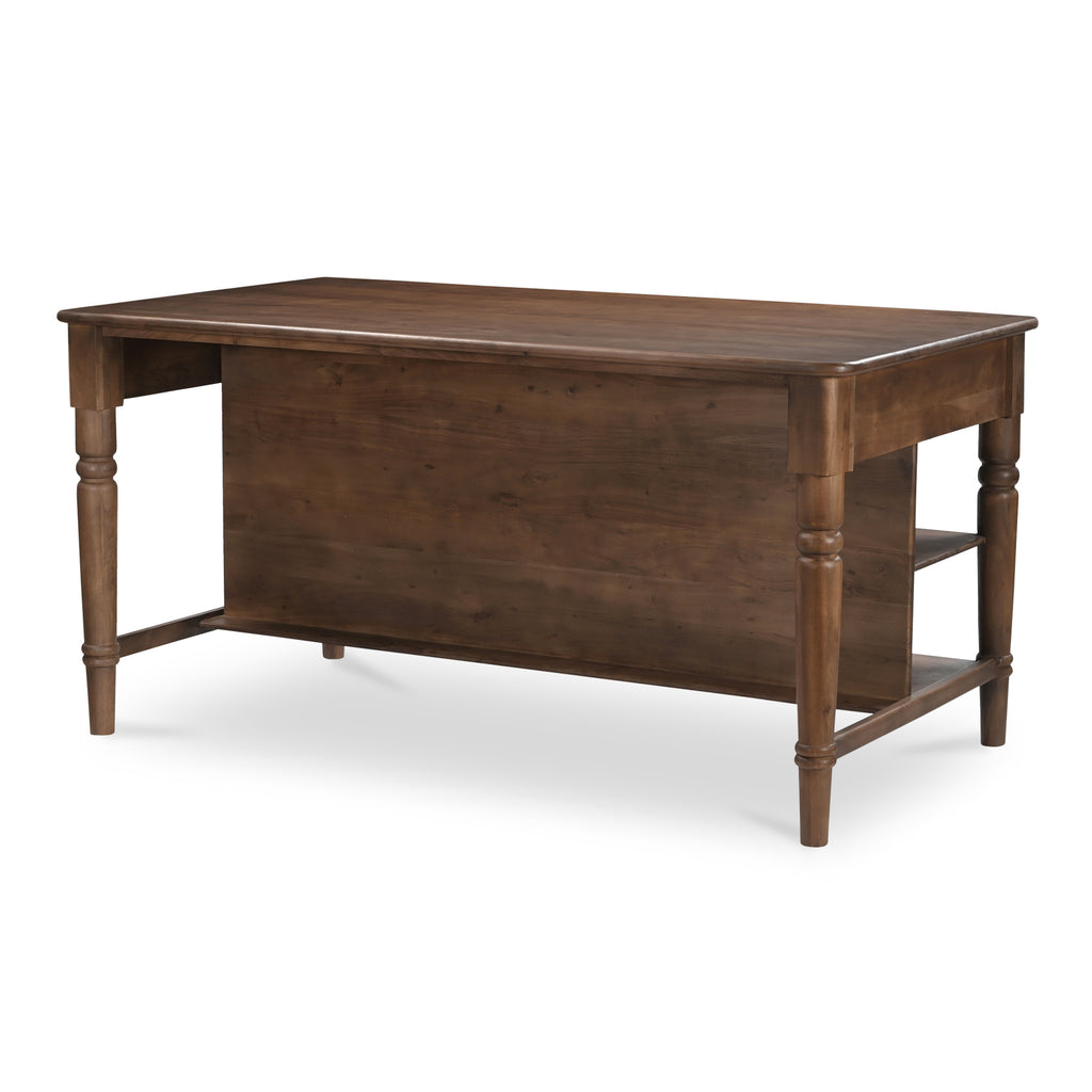 Russet Kitchen Island Brown