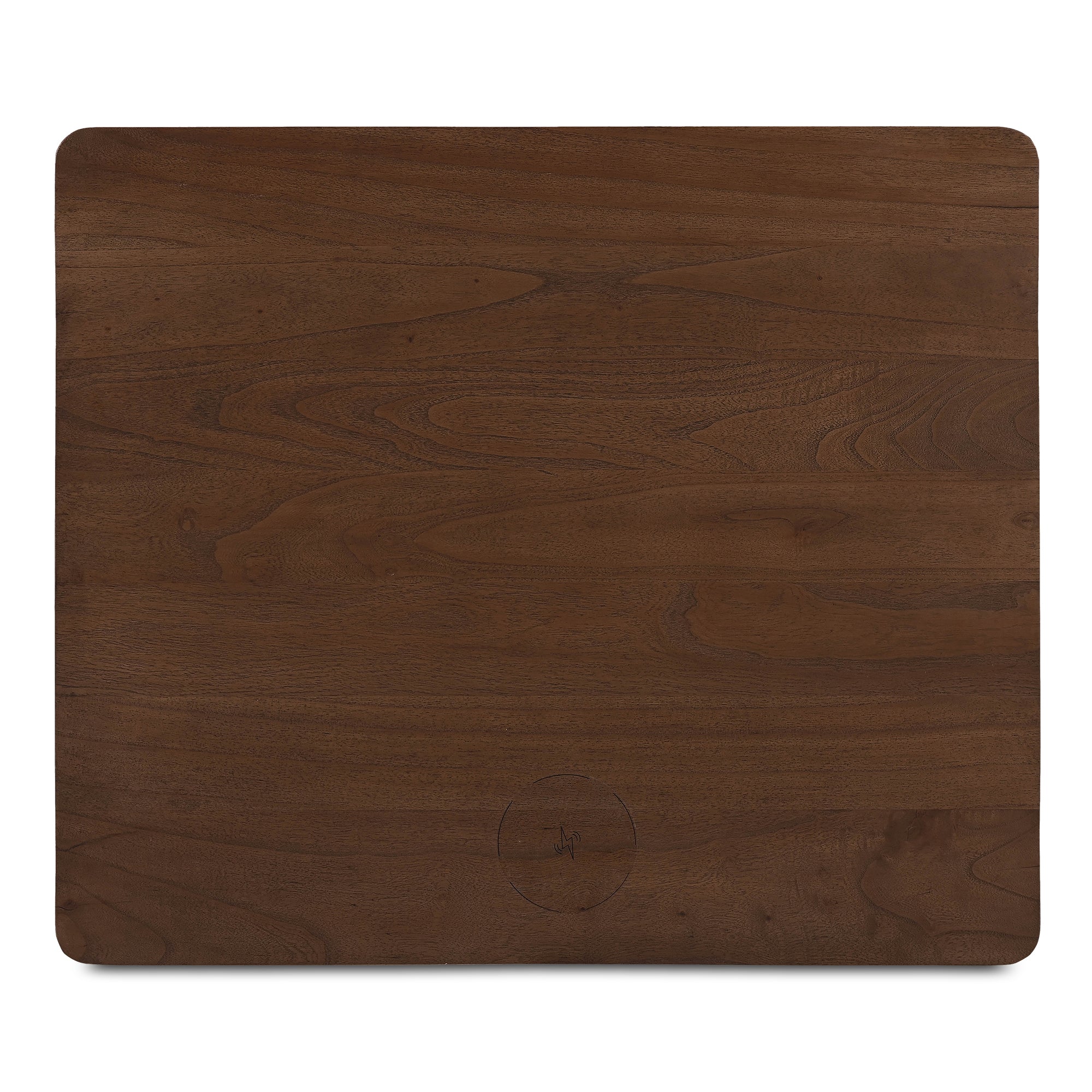 Lottie Charging Nightstand Brown