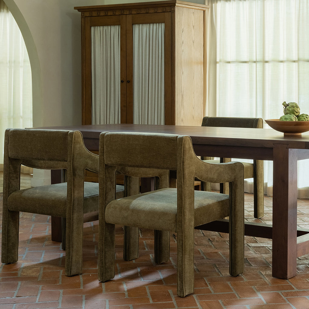 Wilson Dining Table Large Warm Brown