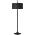 Spinet 62" Floor Lamp | Matte Black | Black Shade