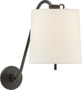 Understudy Sconce | Bronze | Linen Shade