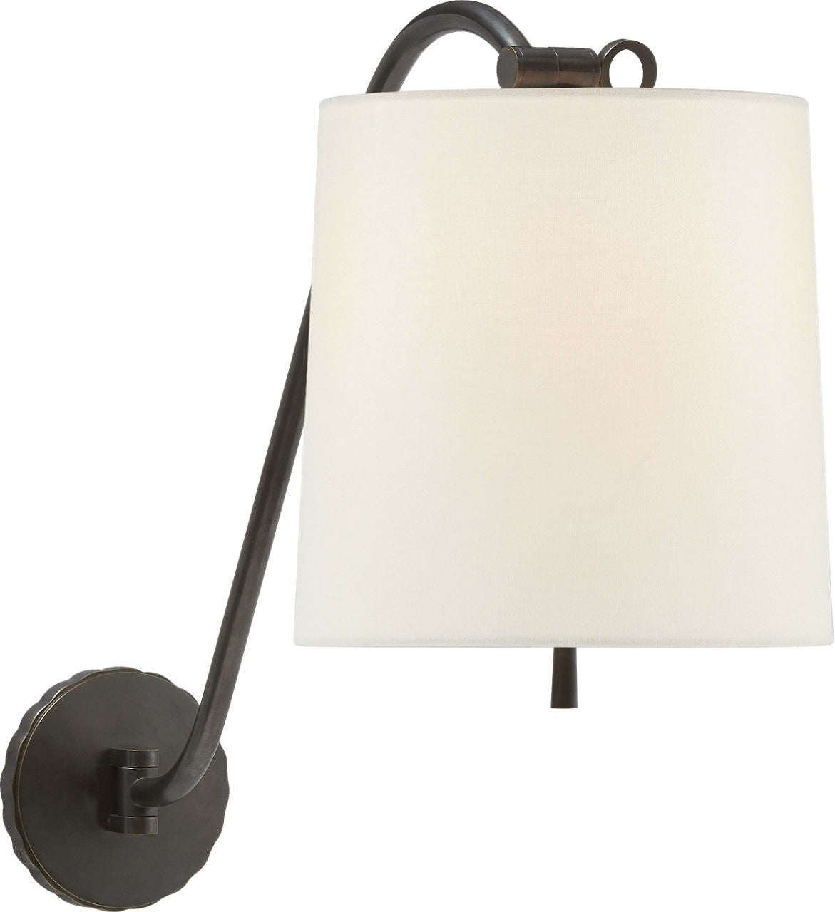 Understudy Sconce | Bronze | Linen Shade