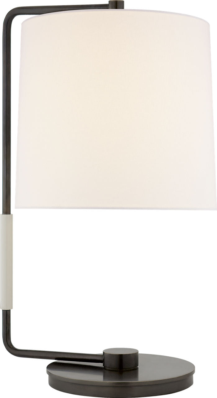 Swing Table Lamp | Bronze | Linen Shade