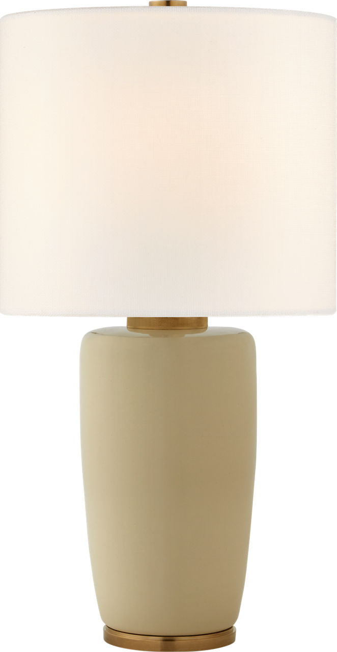 Chado Large Table Lamp | Coconut | Linen Shade