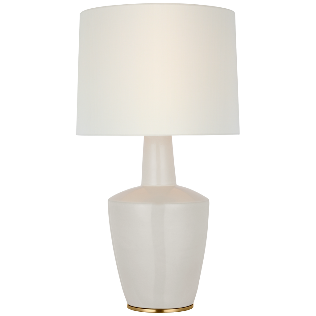Paros 31" Table Lamp | Ivory | Linen Drum Shade