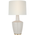 Paros 31" Table Lamp | Ivory | Linen Drum Shade