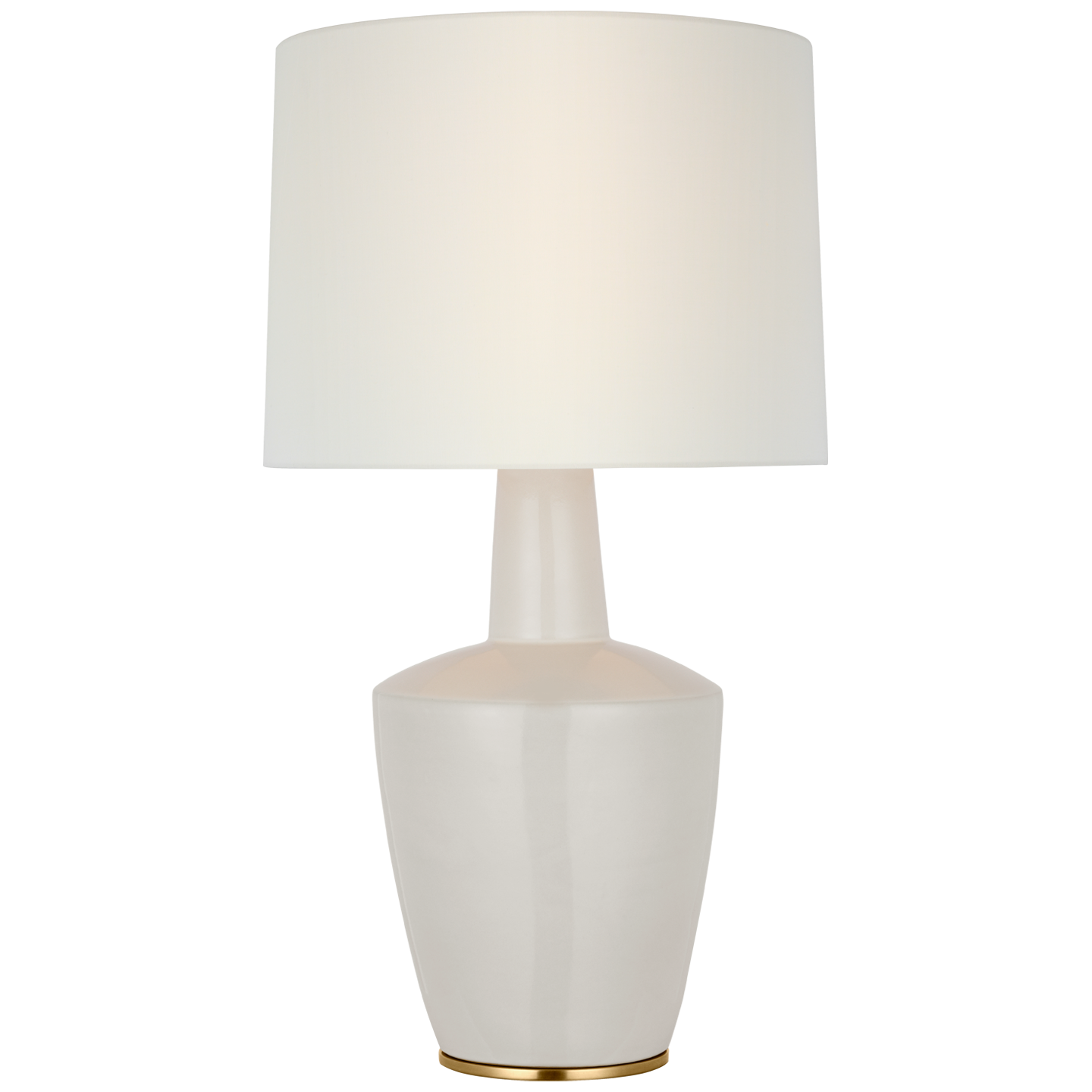 Paros 31" Table Lamp | Ivory | Linen Drum Shade